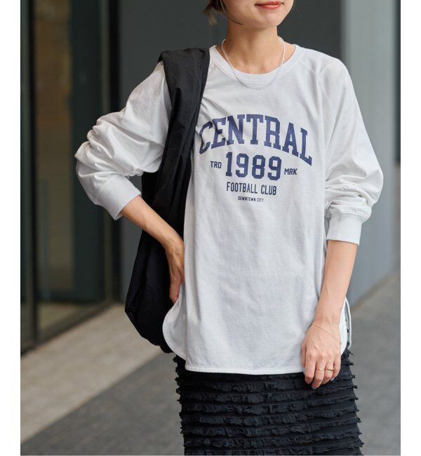 JOURNAL STANDARD relume「《追加2》ラグランスリーブカレッジロングスリーブTEE」|Tシャツ・カットソー|