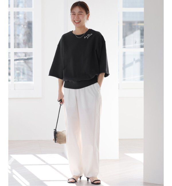 JOURNAL STANDARD relume「《追加》刺繍ロゴハーフスリーブスウェット」|スウェット・ジャージ|