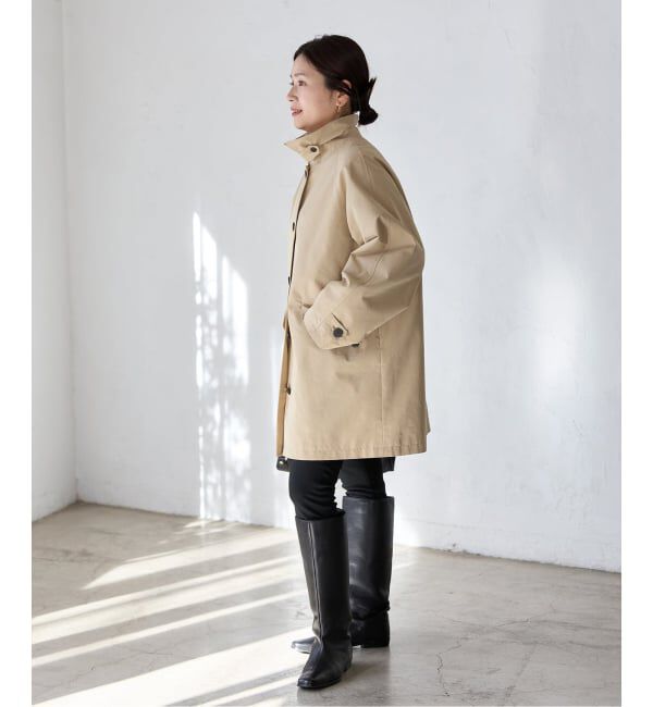 JOURNAL STANDARD「《予約》コットンステンカラーミディコート」|ステンカラーコート|