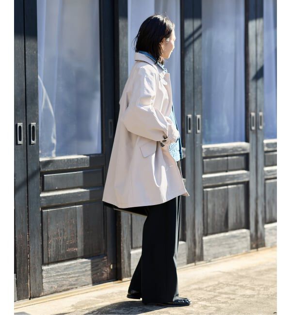 JOURNAL STANDARD「《予約》コットンステンカラーミディコート」|ステンカラーコート|