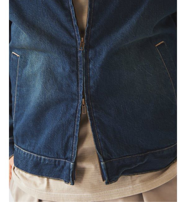 JOURNAL STANDARD relume「《予約》スモーキーデニム 11oz ジップブルゾン」|デニムジャケット|