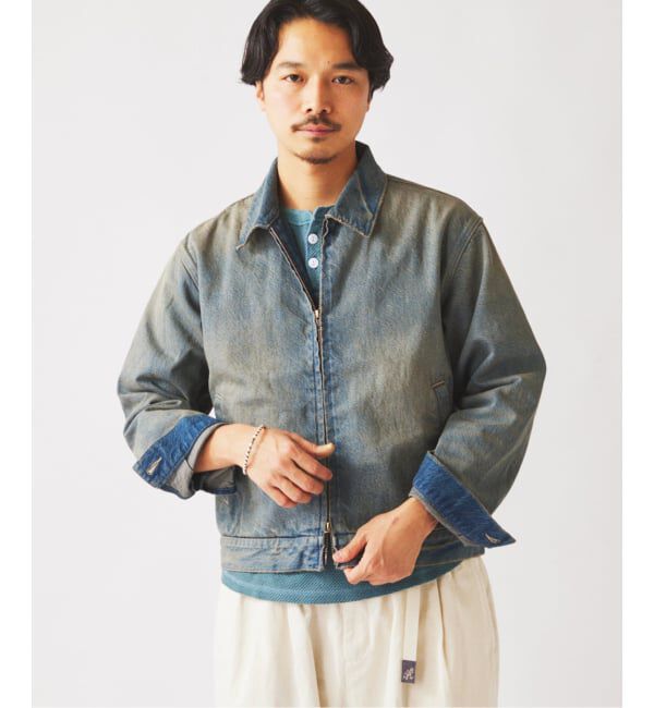 JOURNAL STANDARD relume「《予約》スモーキーデニム 11oz ジップブルゾン」|デニムジャケット|