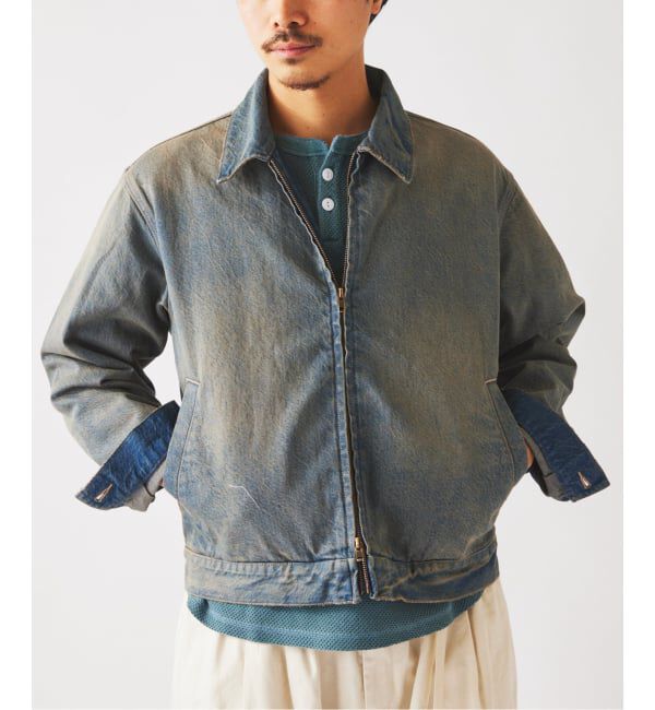JOURNAL STANDARD relume「《予約》スモーキーデニム 11oz ジップブルゾン」|デニムジャケット|