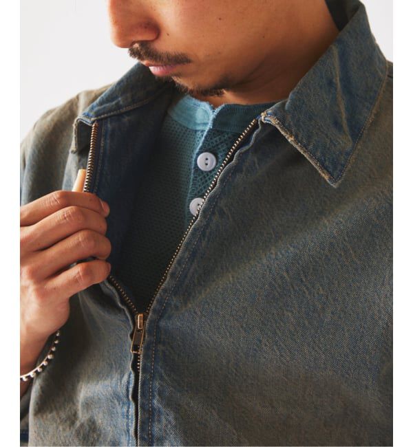 JOURNAL STANDARD relume「《予約》スモーキーデニム 11oz ジップブルゾン」|デニムジャケット|