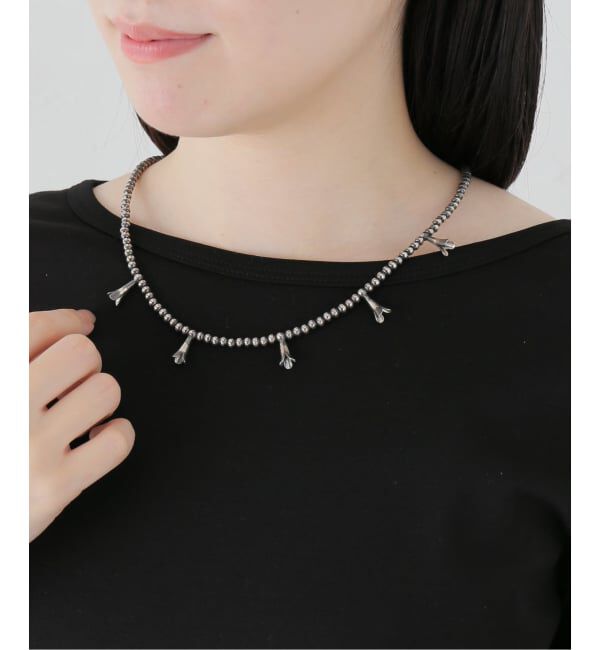 FRAMeWORK「ERICKA NICOLAS BEGAY NP-ブロッサム4mm50cm,Bxネックレス」|ネックレス|シルバー