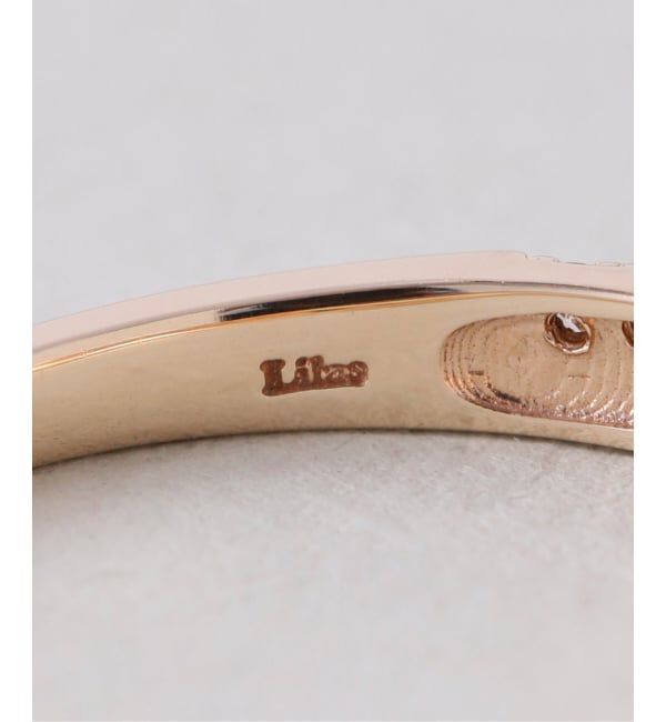 Lilas by Spick&Span「ダブルラインダイヤリング K10」|リング|