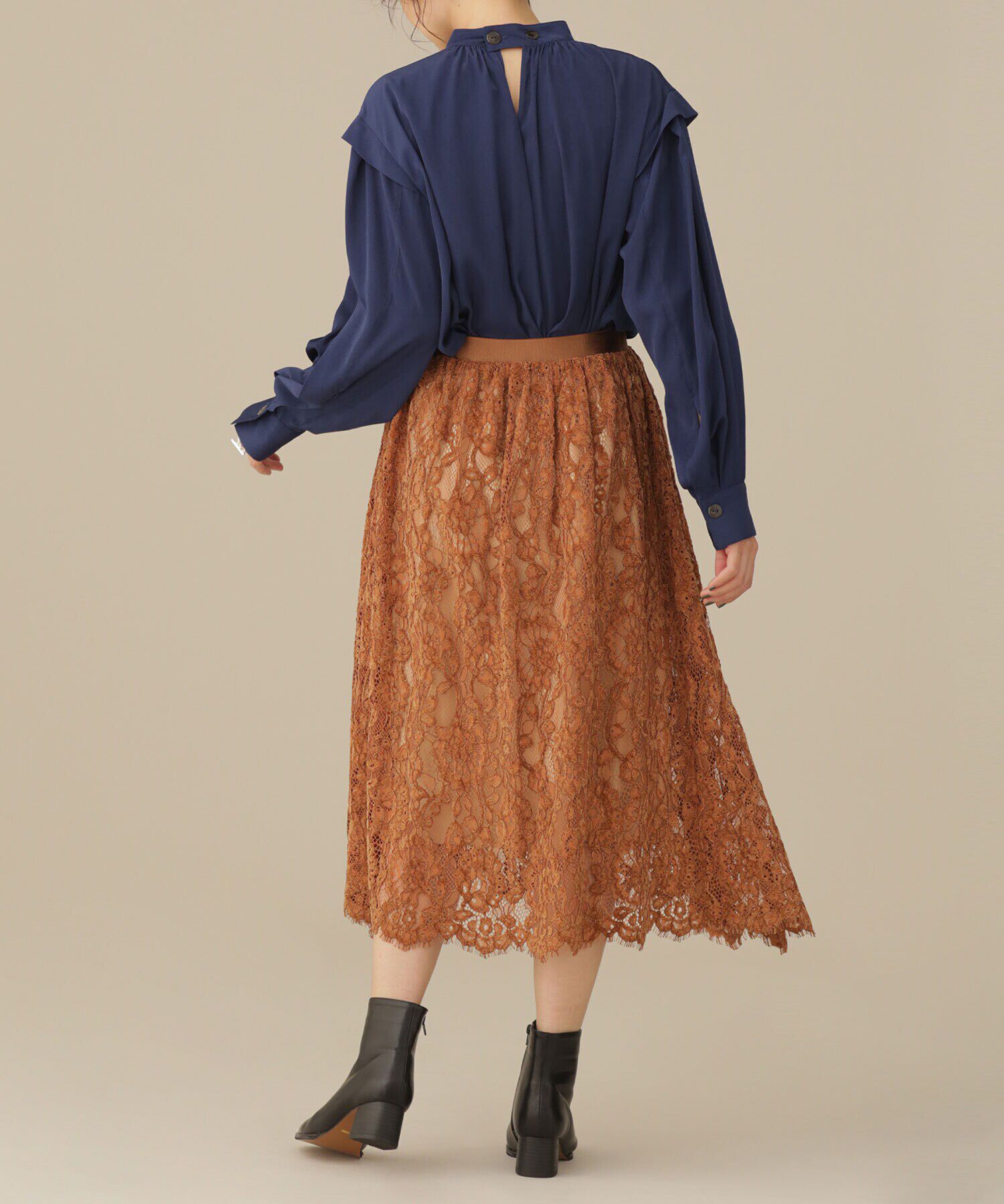 nano･universe「LB.03/モールレースギャザースカート」|スカート|