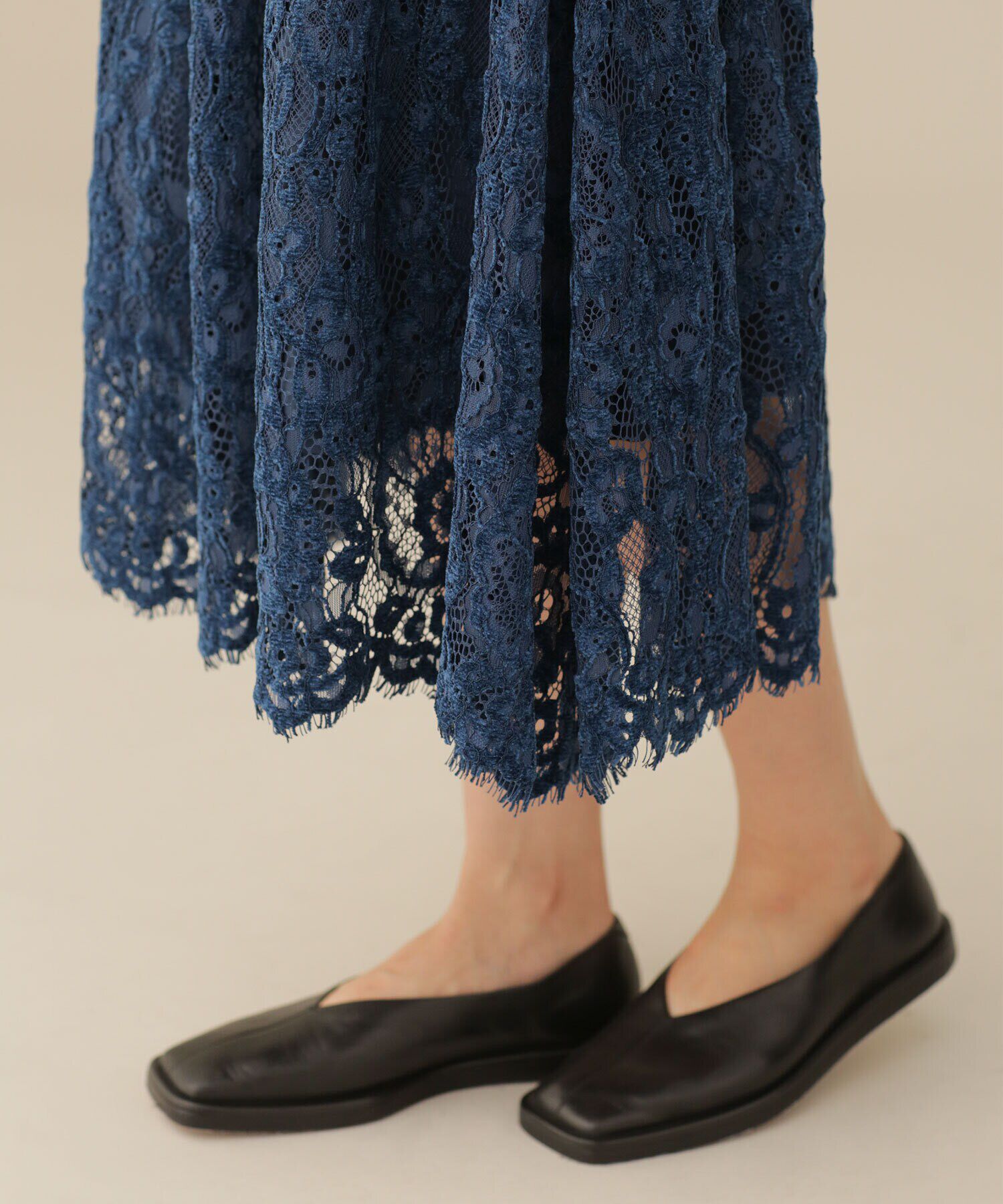 nano･universe「LB.03/モールレースギャザースカート」|スカート|