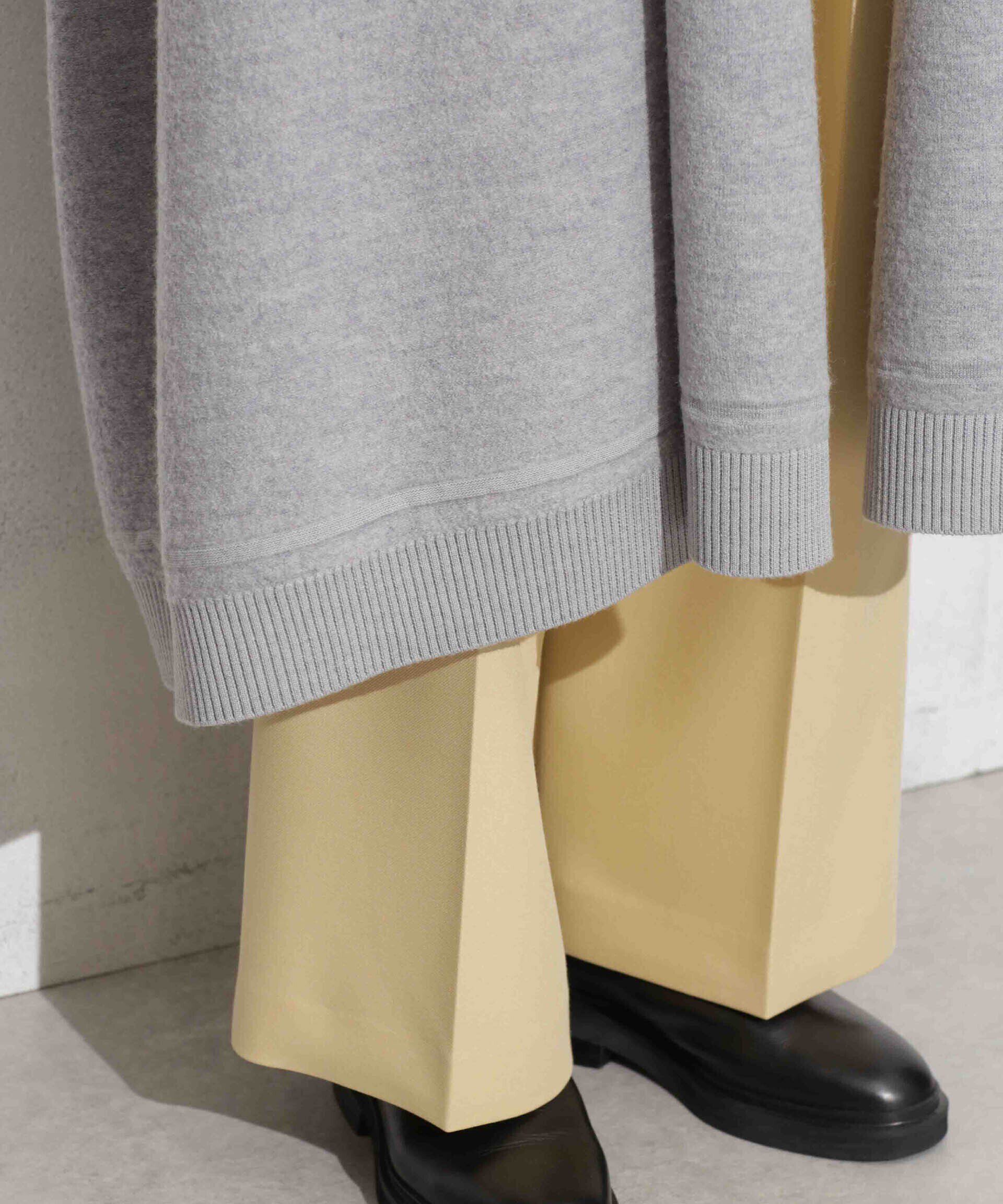 nano･universe「ウール圧縮ニットガウン」|ニット・セーター|