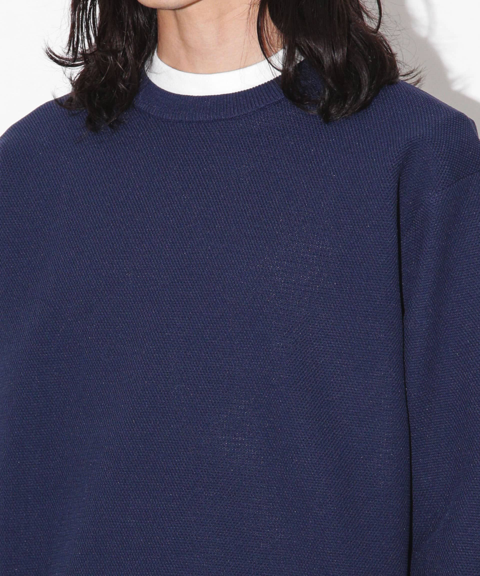 nano･universe「テック鹿の子アンサンブルニット」|ニット・セーター|