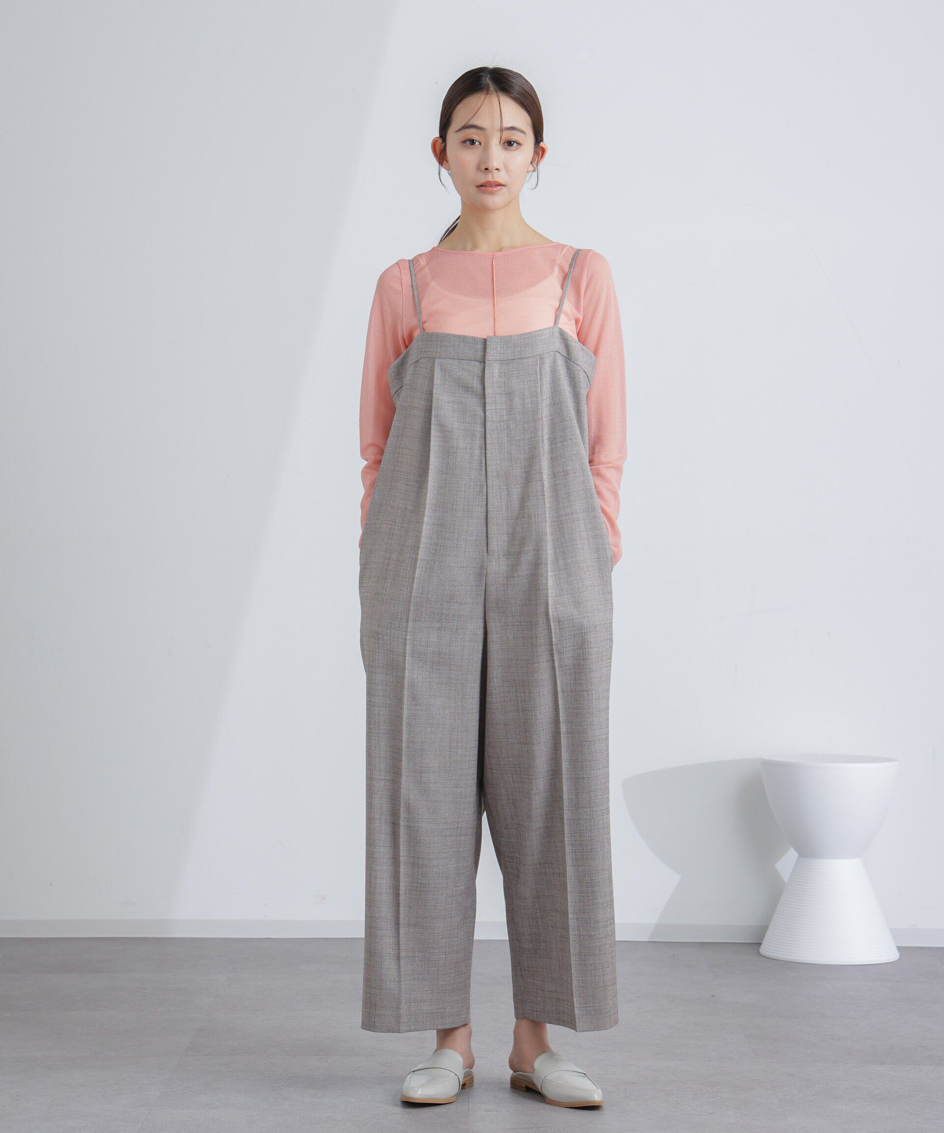 nano･universe「梨地シアーカットトップス」|Tシャツ・カットソー|