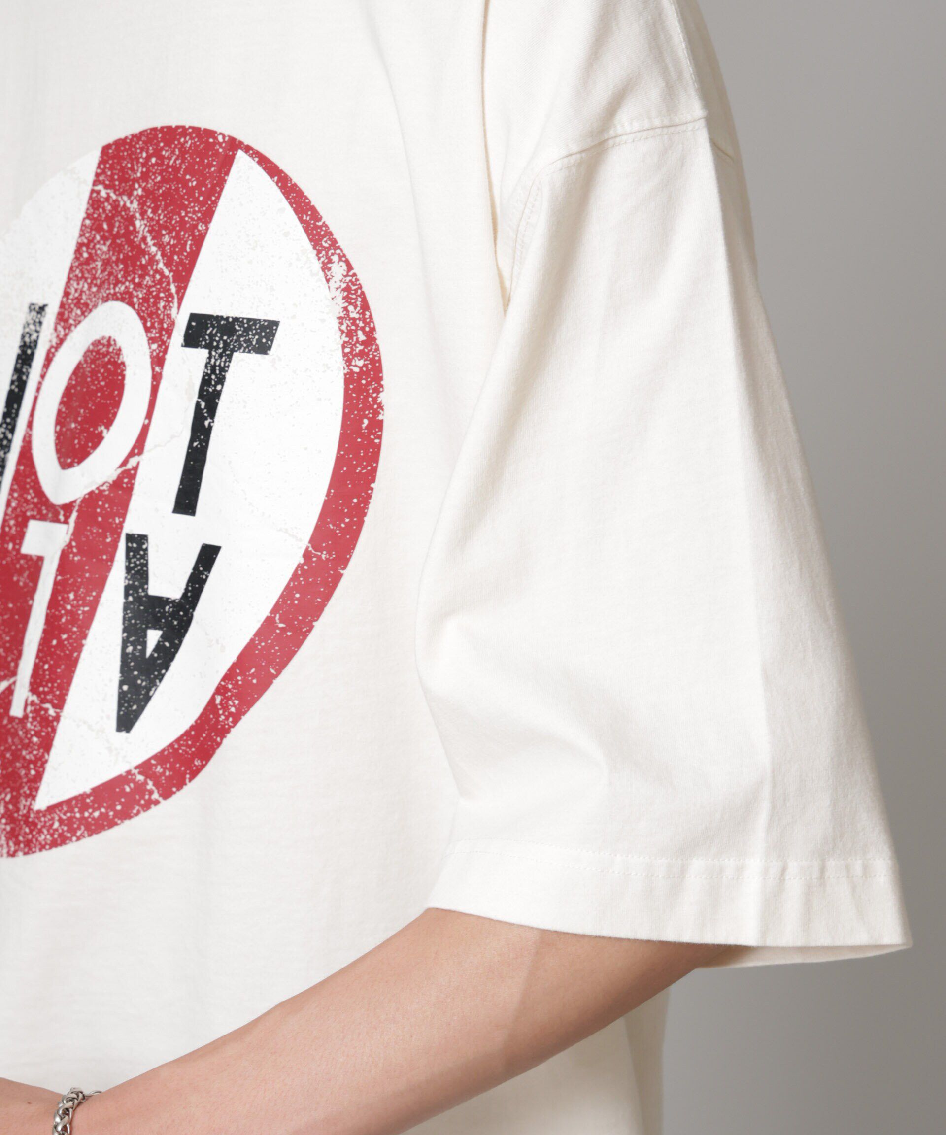 nano･universe「「NOT ALL」オーバーダイTシャツ 半袖」|Tシャツ・カットソー|