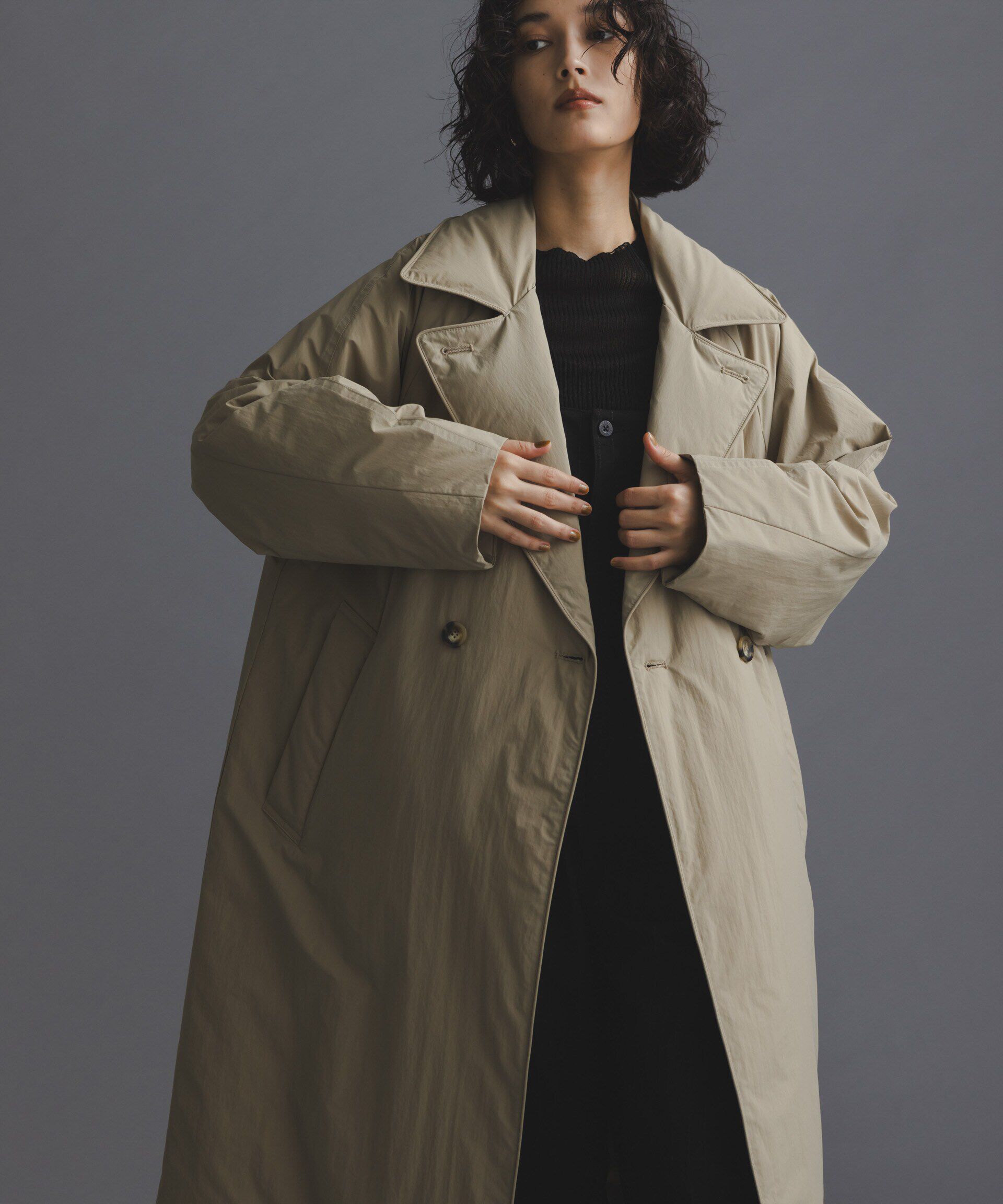 nano･universe「「西川ダウン(R)」リバーシブルライトコート」|ダウン|