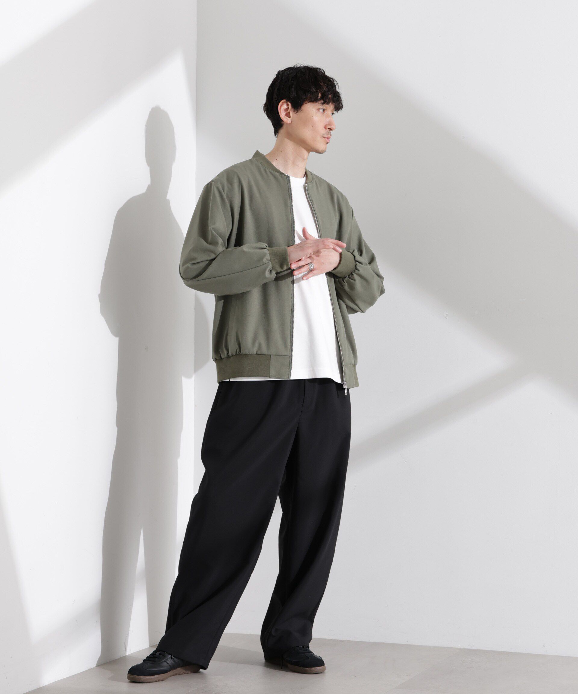 nano･universe「TRインタックMA-1」|ブルゾン・スタジャン|