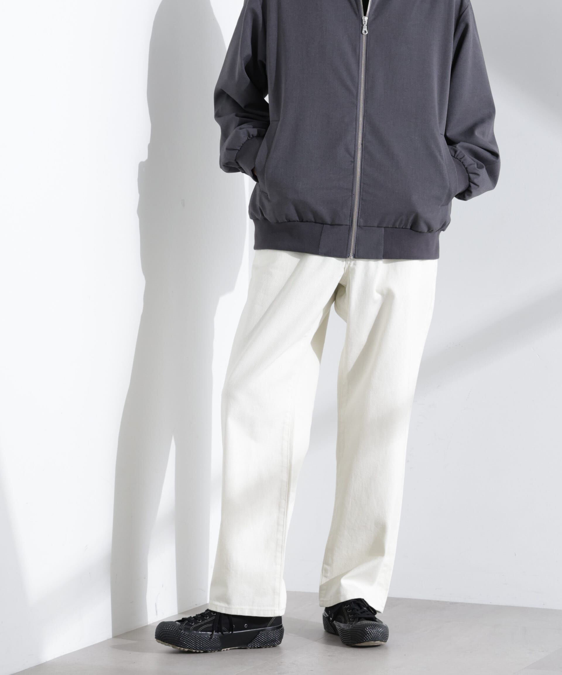 nano･universe「イージーバギーパンツ」|チノ|エクリュ4