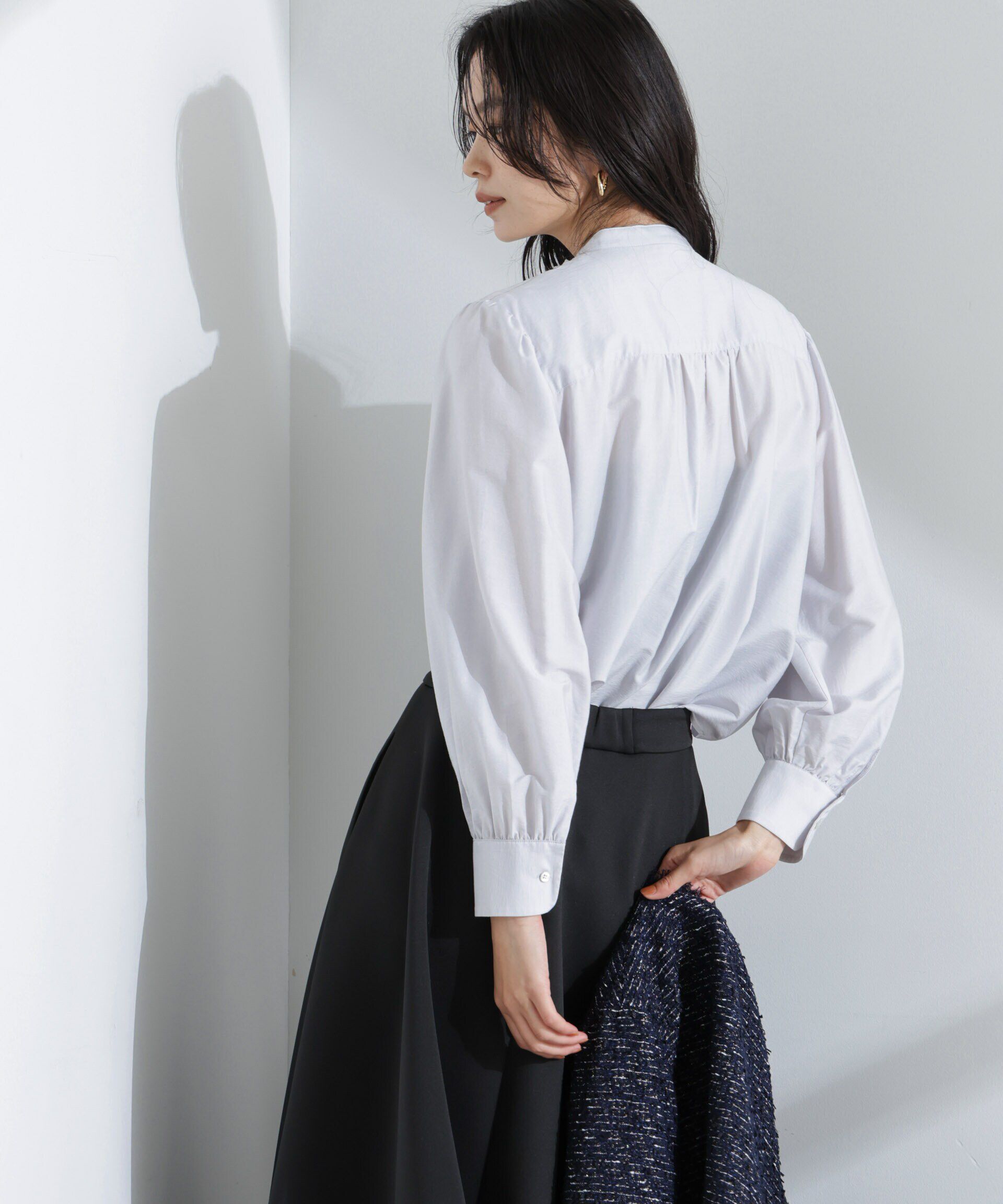 nano･universe「フリルブラウス」|シャツ・ブラウス|