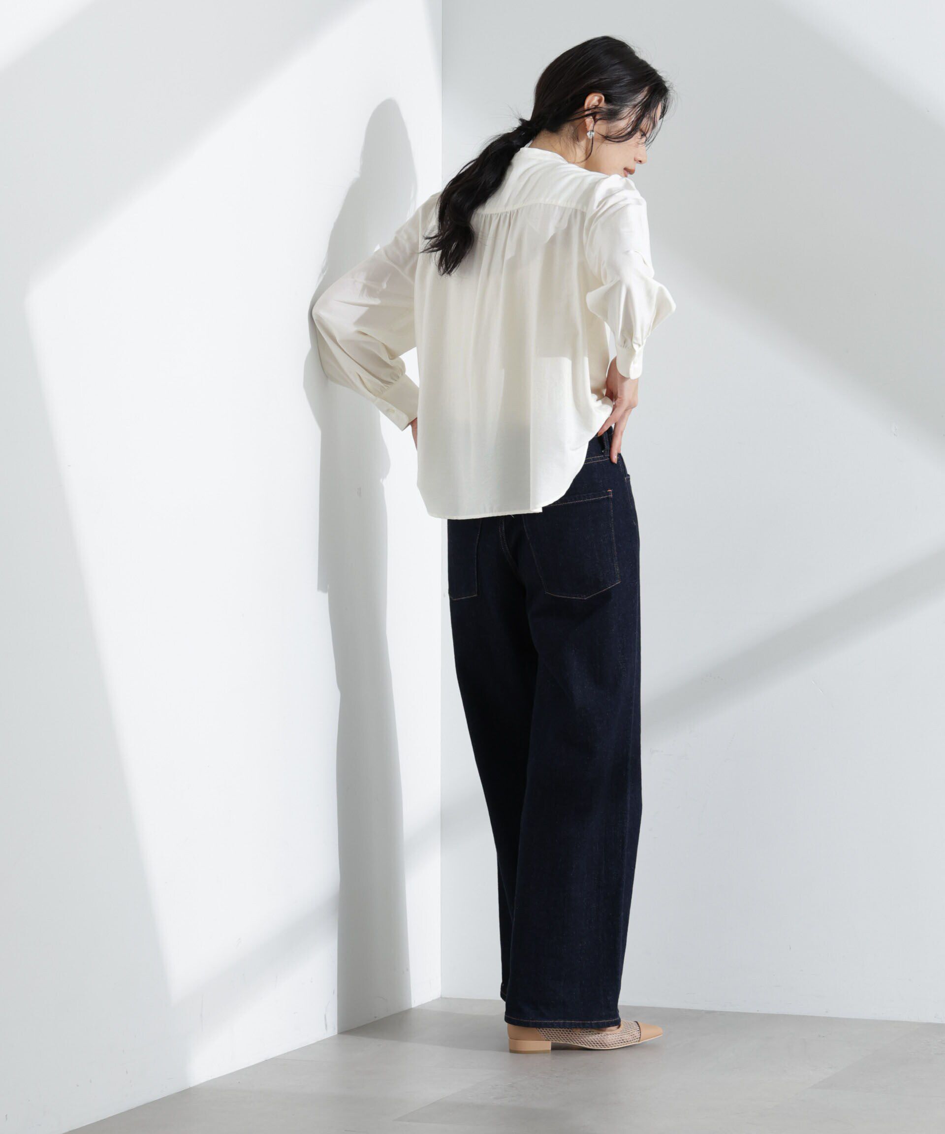 nano･universe「フリルブラウス」|シャツ・ブラウス|