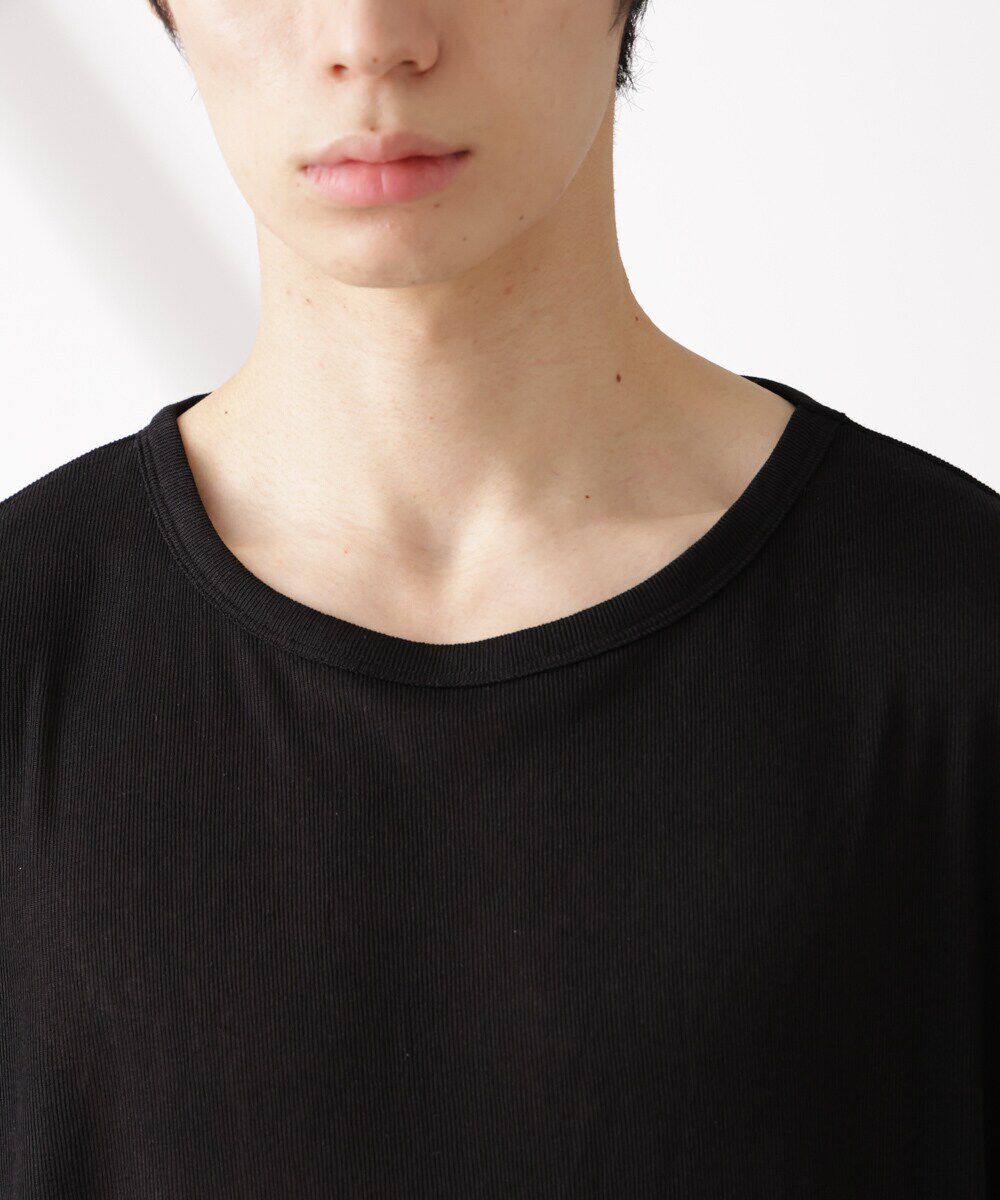 nano･universe「WEB限定/セミシアークルーネックプルオーバー 長袖」|Tシャツ・カットソー|