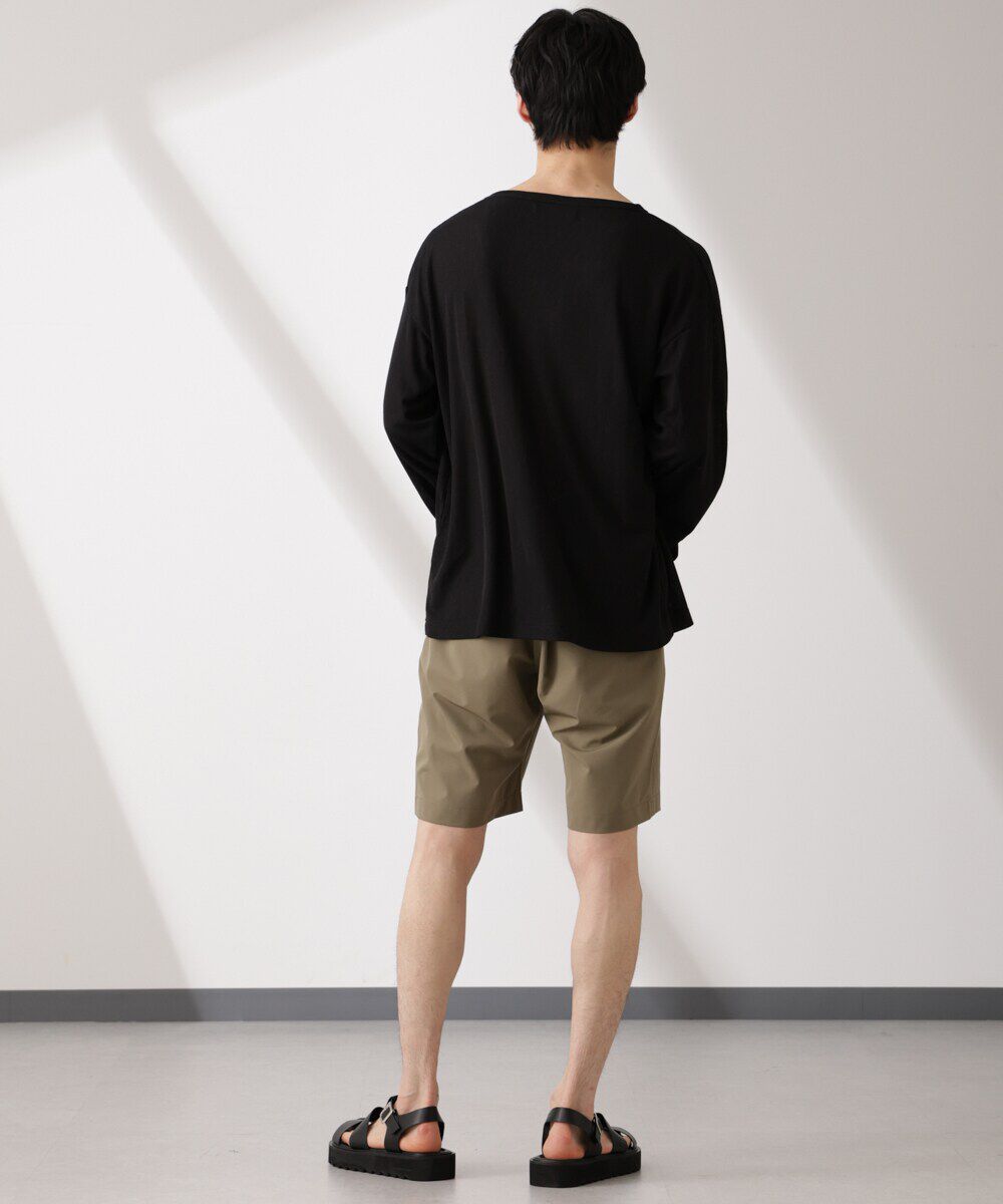 nano･universe「WEB限定/セミシアークルーネックプルオーバー 長袖」|Tシャツ・カットソー|