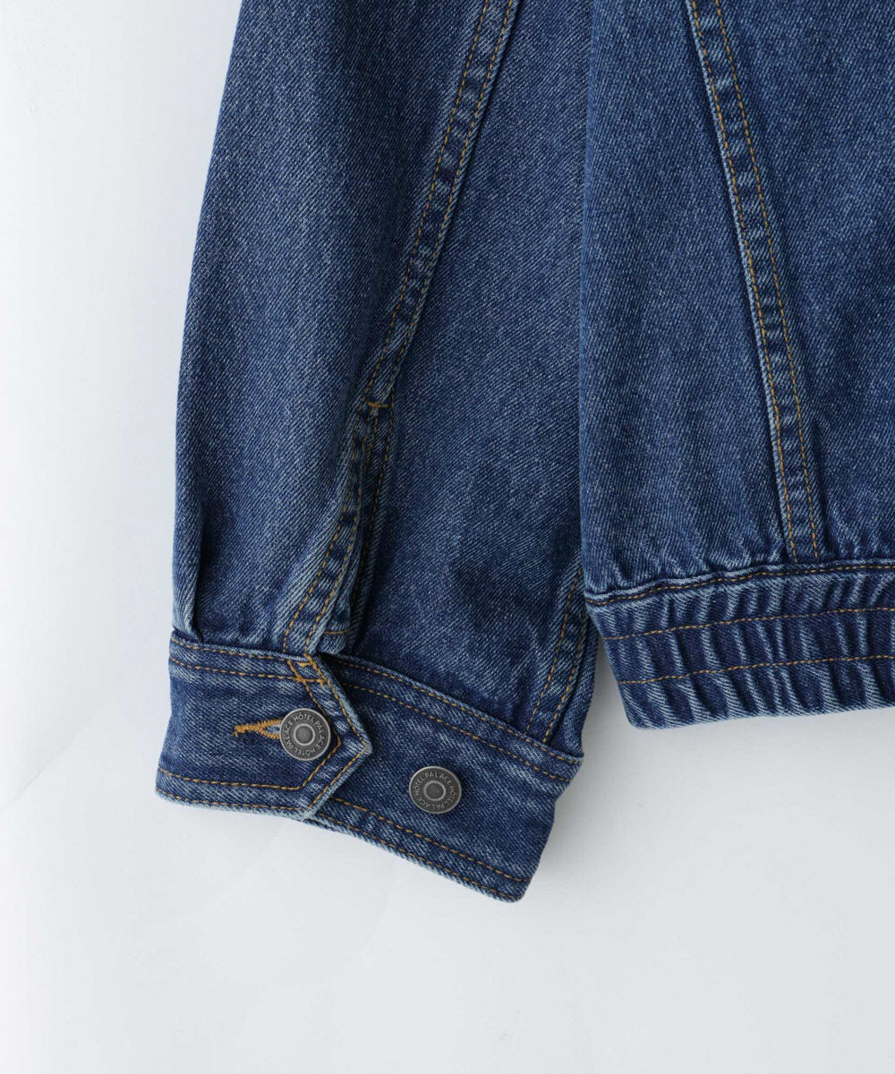nano･universe「「HOTEL PALACE」オテルパラス 11.5ozバイオブリーチデニムブルゾン」|ブルゾン・スタジャン|