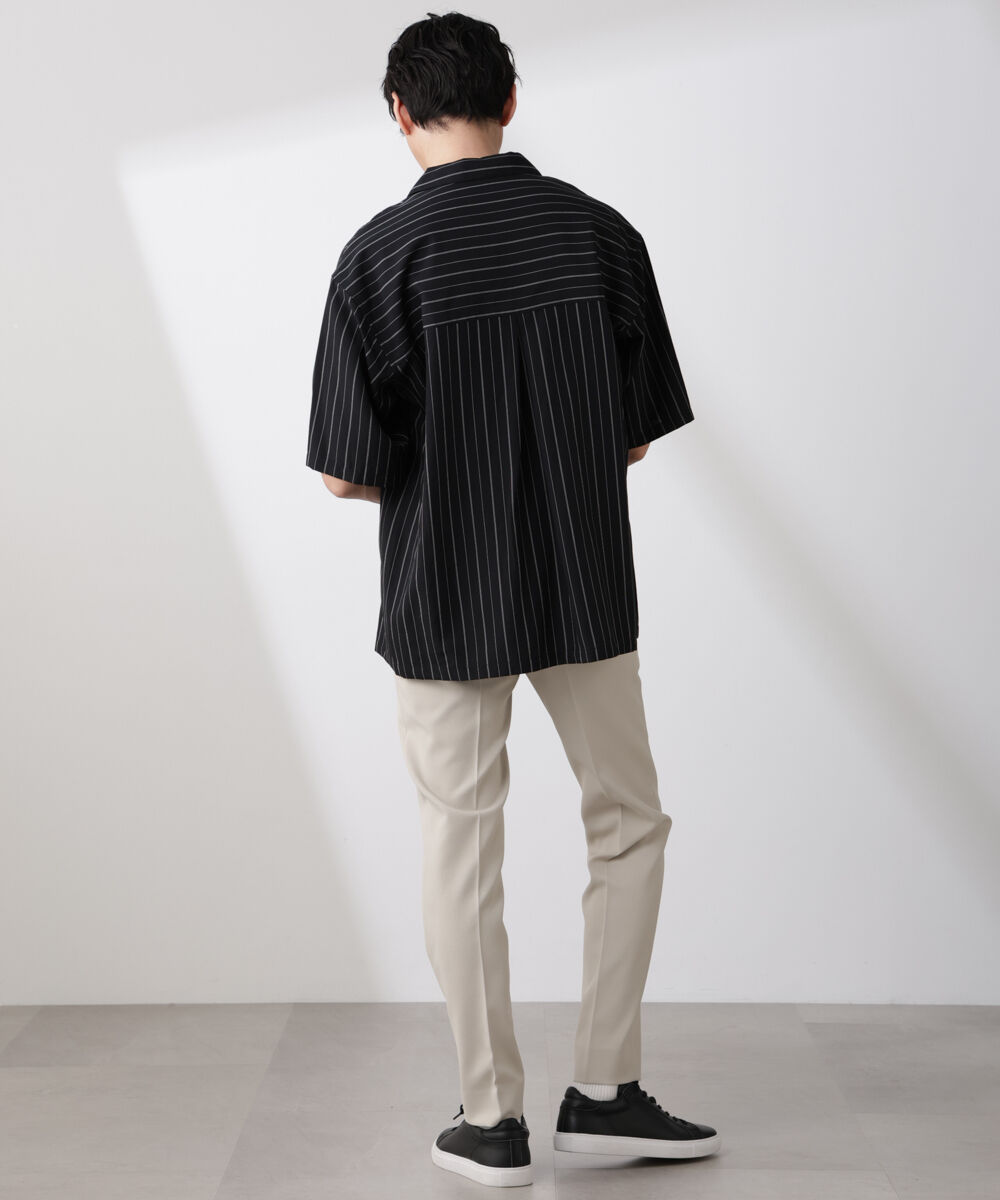 nano･universe「｢SOIGNE｣ECOPET(R)&times;AERO ツイルストレッチスラックス」|チノ|