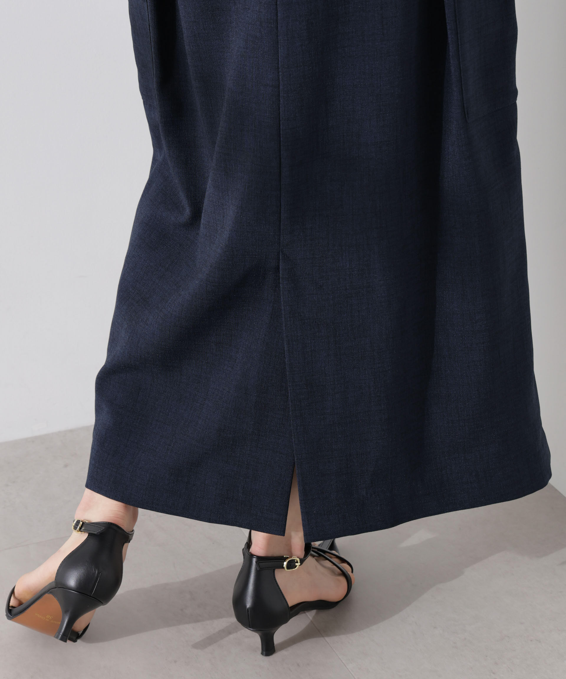 nano･universe「多機能素材ベルト付ポケットディティールスカート（セットアップ可）」|スカート|