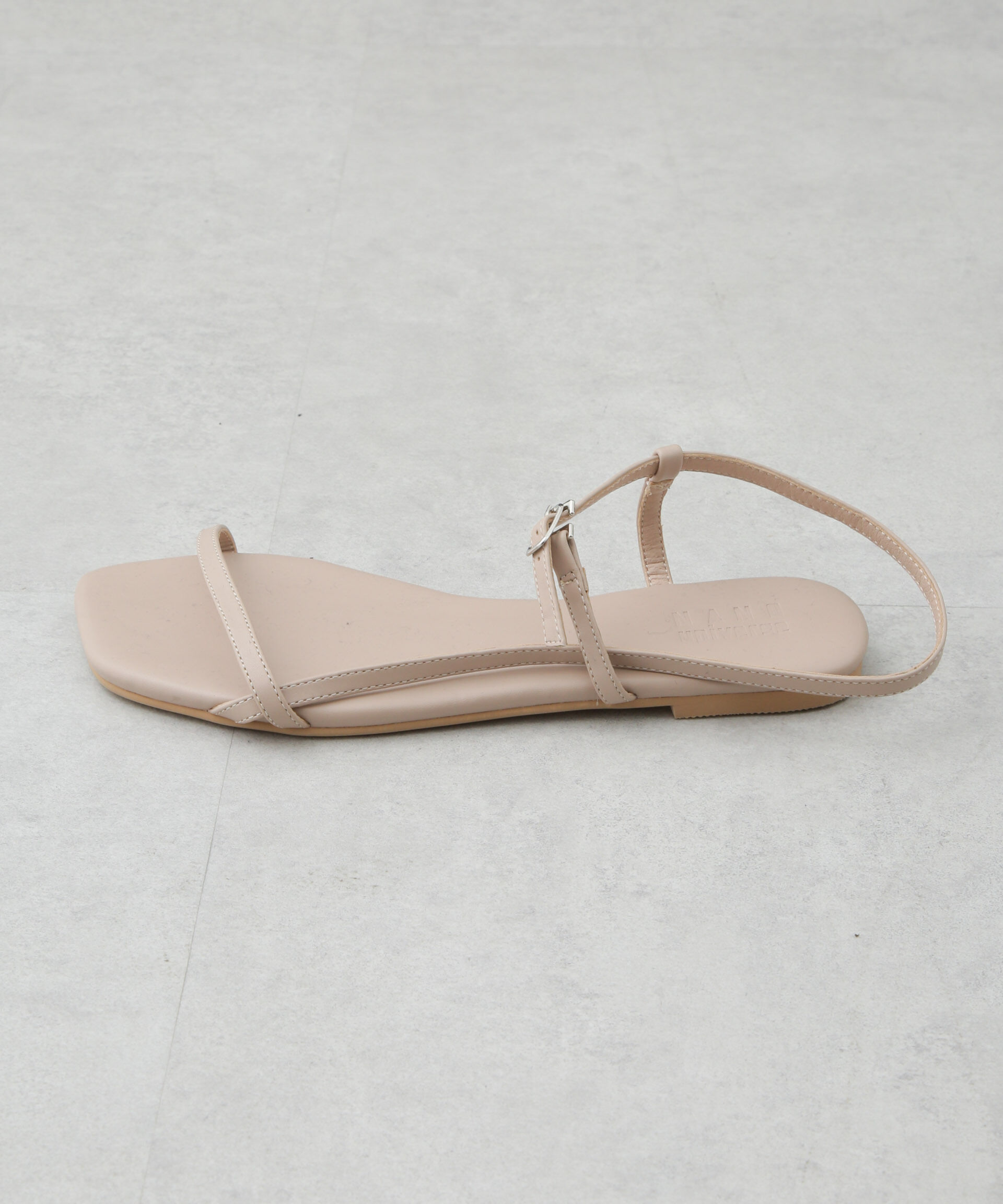 nano･universe「アンクルストラップフラットサンダル」|サンダル|