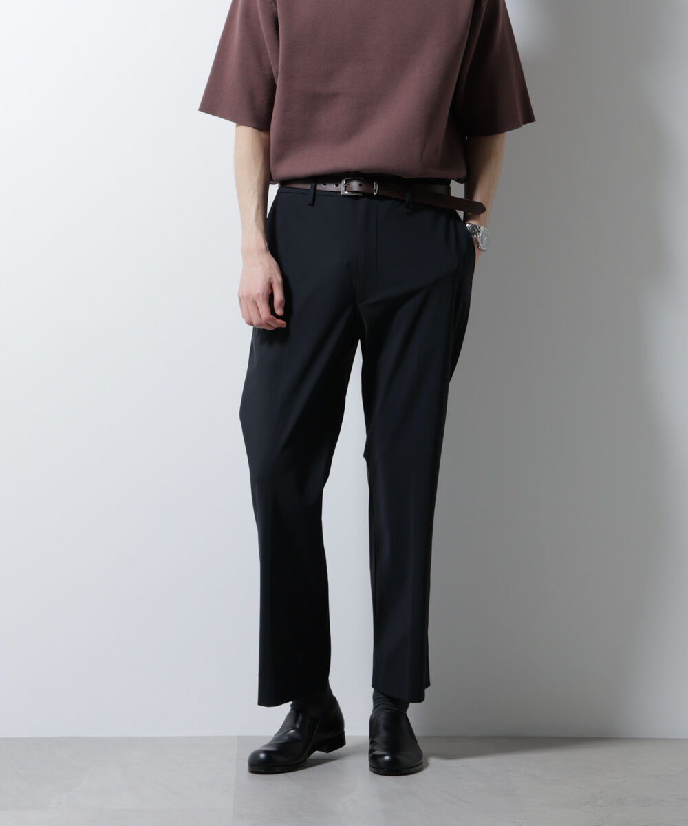 nano･universe「｢NTROUSERS PREMIUM｣ｸｰﾙﾀｯﾁｽﾄﾚｯﾁｽﾄﾚｰﾄﾊﾟﾝﾂ撥水(ｾｯﾄ 」|スーツ|ブラック