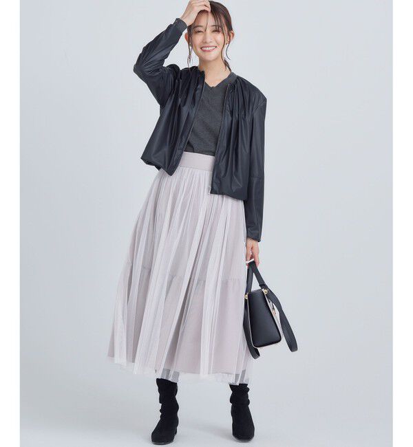 組曲「レザーライクライト ブルゾン」|ブルゾン・スタジャン|