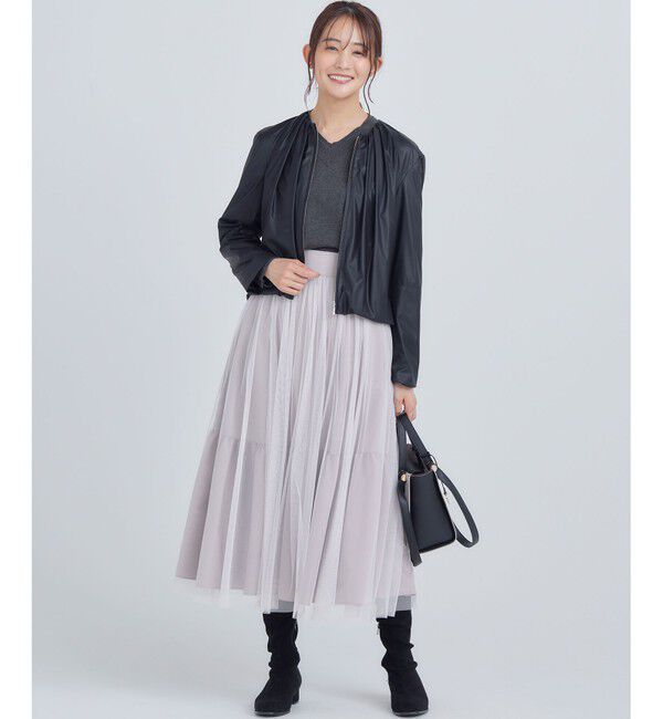 組曲「レザーライクライト ブルゾン」|ブルゾン・スタジャン|