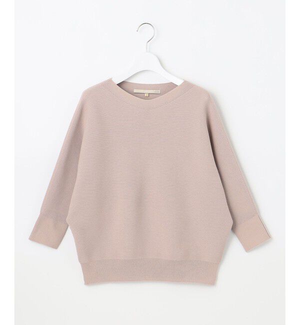 自由区「【洗える】コットンストレッチホールガーメント プルオーバーニット」|ニット・セーター|