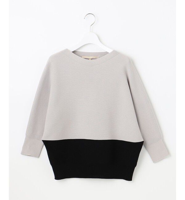 自由区「【洗える】コットンストレッチホールガーメント プルオーバーニット」|ニット・セーター|