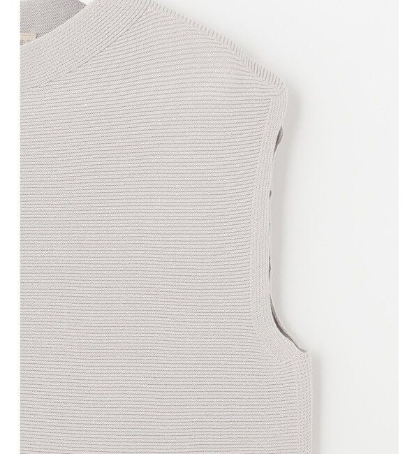 自由区「【洗える/シーズンレス】コットンストレッチホールガーメント ニットベスト」|ベスト・ジレ|