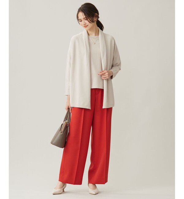 自由区「【洗える】ソフトウールハイゲージ カーディガン」|カーディガン|