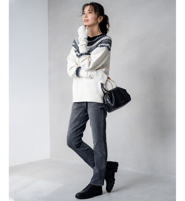 23区「【CLASSY.6月号掲載】23区DENIM ボーイフィット パンツ」|デニム|