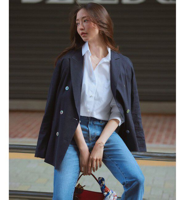 23区「【CLASSY.6月号掲載】23区DENIM ボーイフィット パンツ」|デニム|