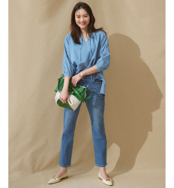 23区「【CLASSY.6月号掲載】23区DENIM ボーイフィット パンツ」|デニム|