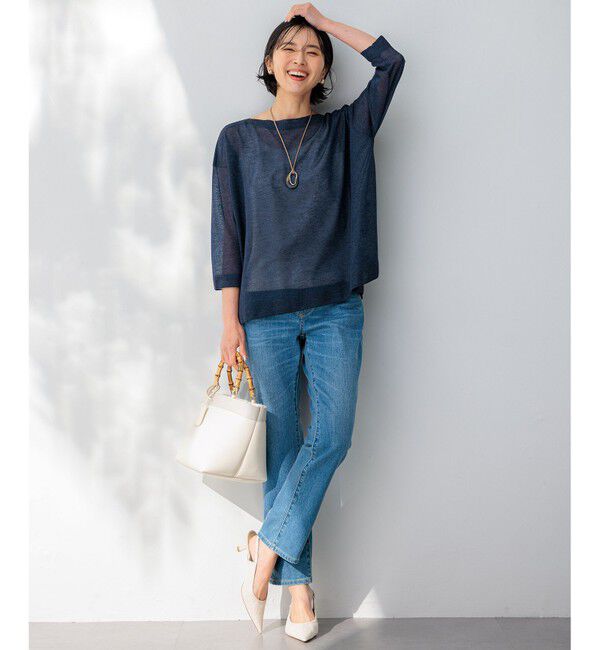 23区「【CLASSY.6月号掲載】23区DENIM ボーイフィット パンツ」|デニム|