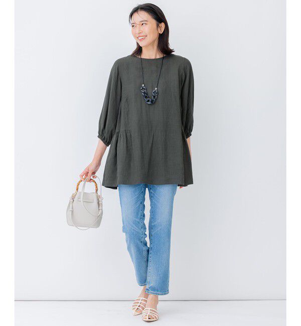 23区「【CLASSY.6月号掲載】23区DENIM ボーイフィット パンツ」|デニム|