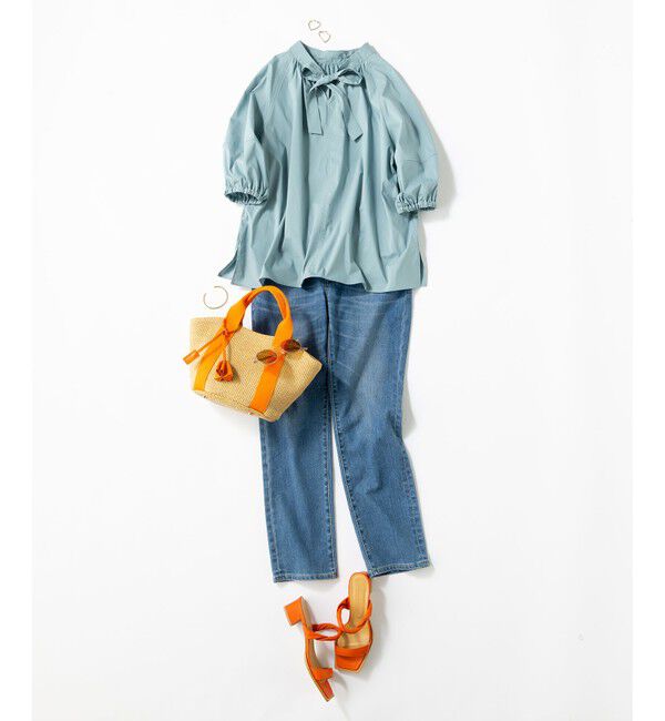 23区「【CLASSY.6月号掲載】23区DENIM ボーイフィット パンツ」|デニム|