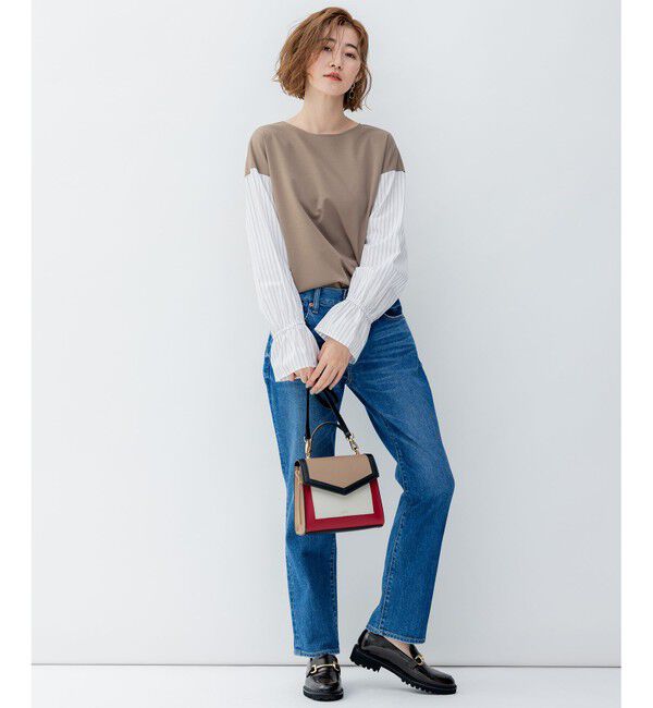 23区「【CLASSY.6月号掲載】23区DENIM ボーイフィット パンツ」|デニム|