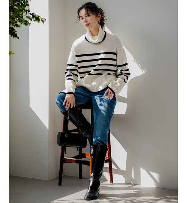 23区「【CLASSY.6月号掲載】23区DENIM ボーイフィット パンツ」|デニム|