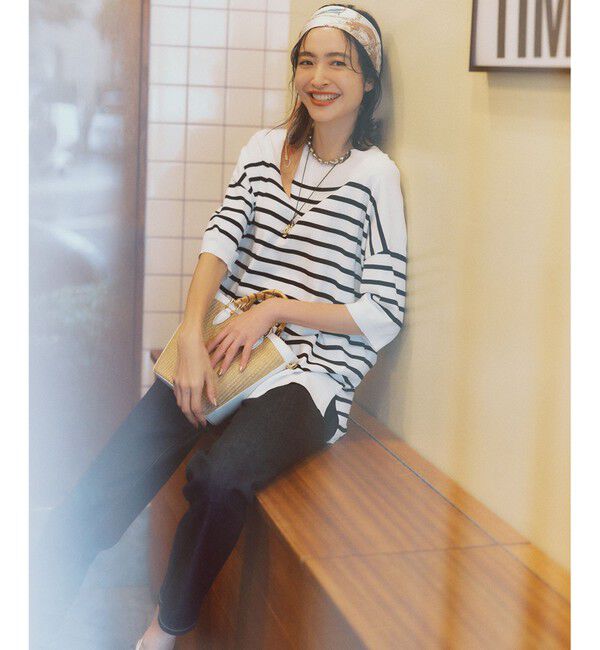 23区「【CLASSY.6月号掲載】23区DENIM ボーイフィット パンツ」|デニム|