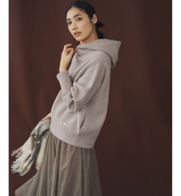 23区「カシミヤ チェック柄 ストール」|ストール|