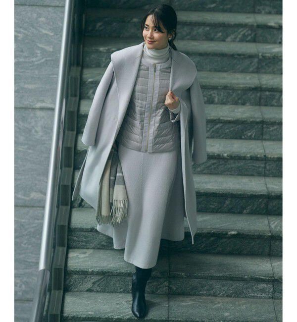 23区「カシミヤ チェック柄 ストール」|ストール|