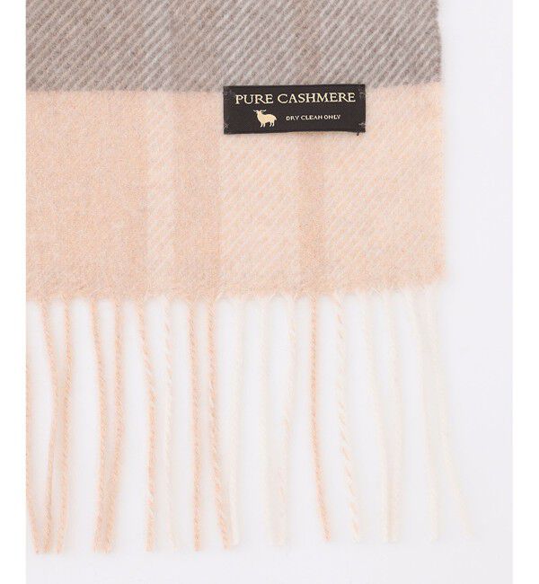 23区「カシミヤ チェック柄 ストール」|ストール|