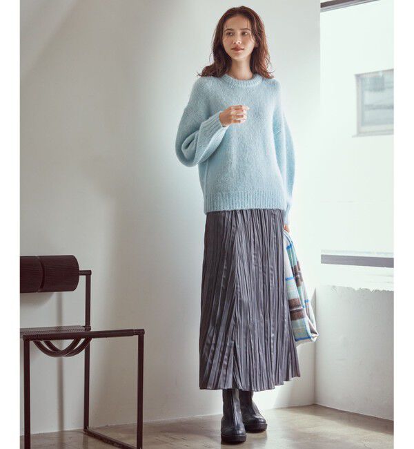 23区「カシミヤ チェック柄 ストール」|ストール|