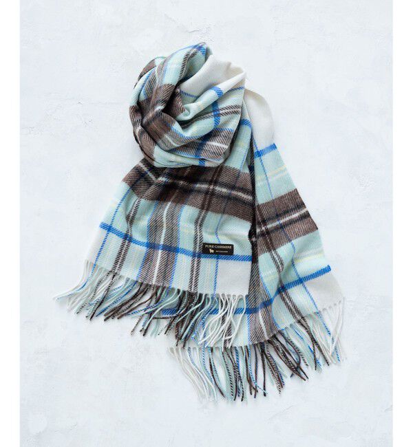 23区「カシミヤ チェック柄 ストール」|ストール|