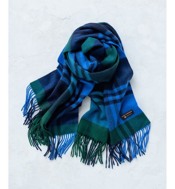 23区「カシミヤ チェック柄 ストール」|ストール|