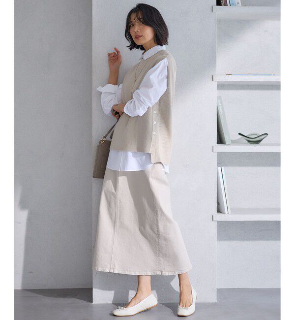 23区「【Oggi4月号掲載/洗える】23区DENIM ストレッチ デニムスカート」|スカート|